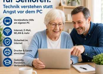 Computerhilfe für Senioren: Technik verstehen statt Angst vor dem PC